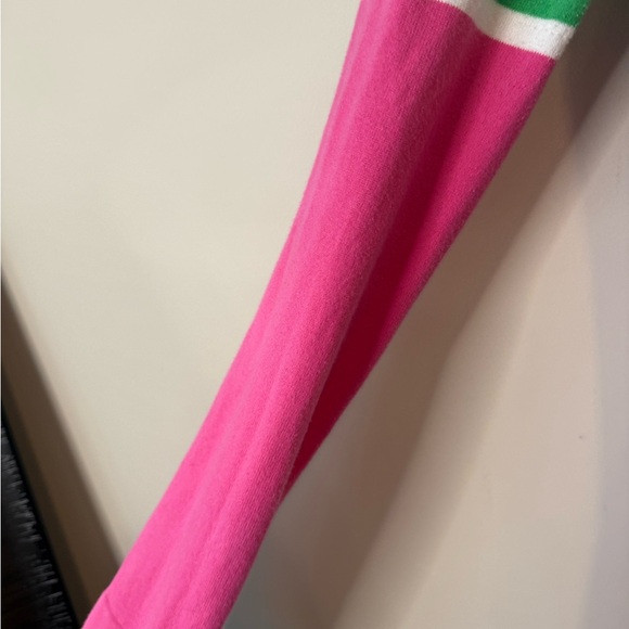 Lilly Pulitzer Vibrant scoop neck Pink Sweater with Stripes size small - Picture 7 of 8